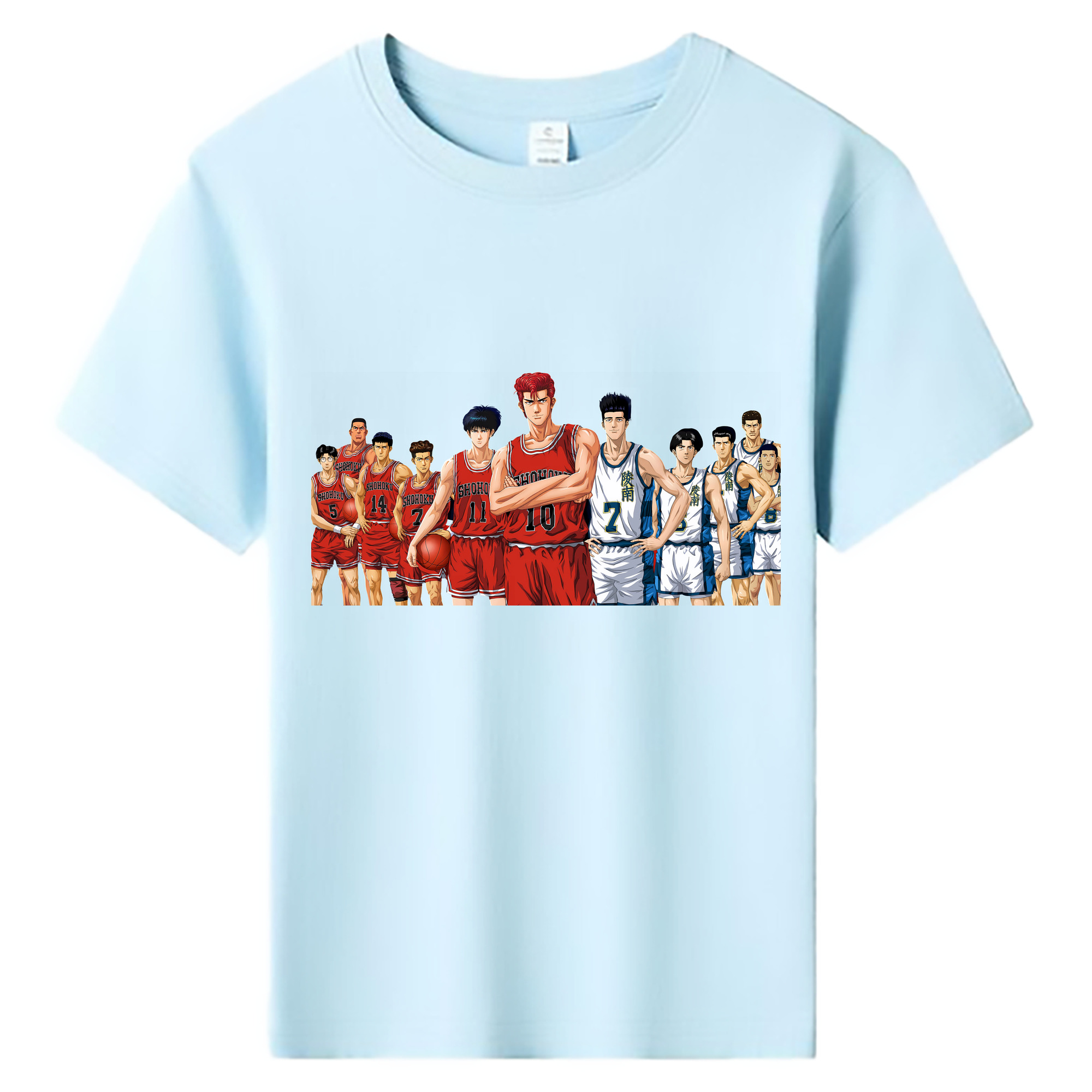 （画像用） SLAM DUNK／スラムダンク 綿100％キッズTシャツ（フロントプリント）